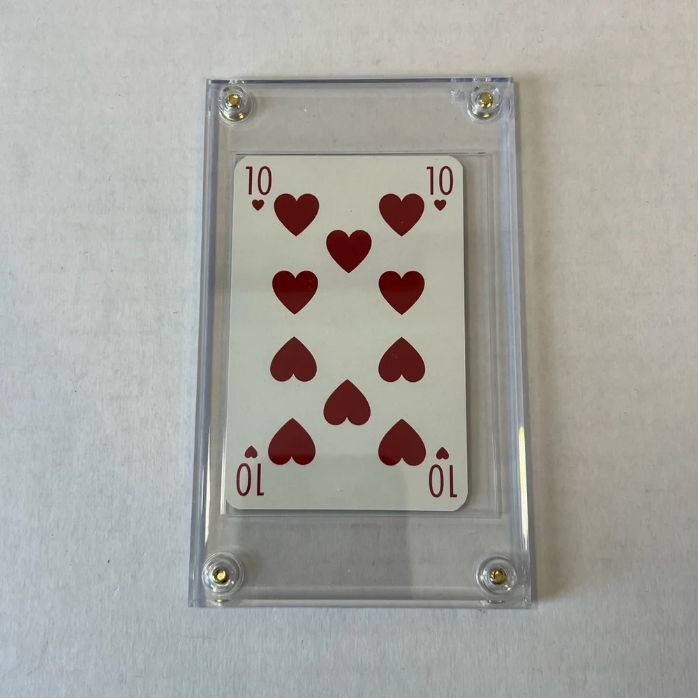 Louis Vuitton playing card 10 of‎ hearts
